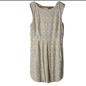 Three rabbits dress Sz 16 Yellow White Lace